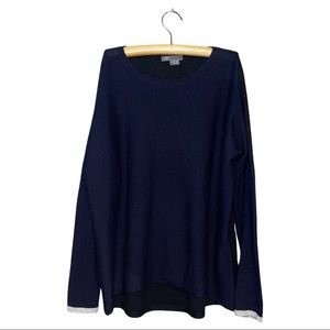 Vince 100% Cashmere Navy Blue Sweater